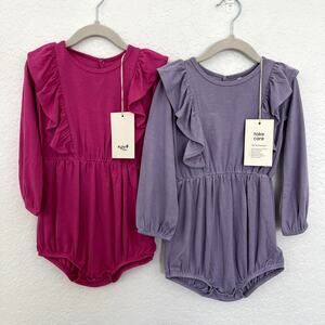 Kyte Baby Long Sleeve Bubble Romper 3T Bundle NWT